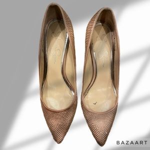 Jessica Simpson rhinestone heels size 9